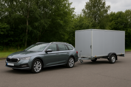 voiture avec sa remorque